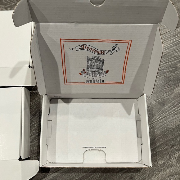 Hermès shipping white Box*4 as a set - Picture 1 of 7